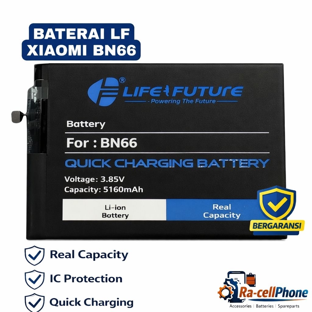 Baterai Xiaomi C40 / BN66 / 5160mAh - Real Capacity / Double IC