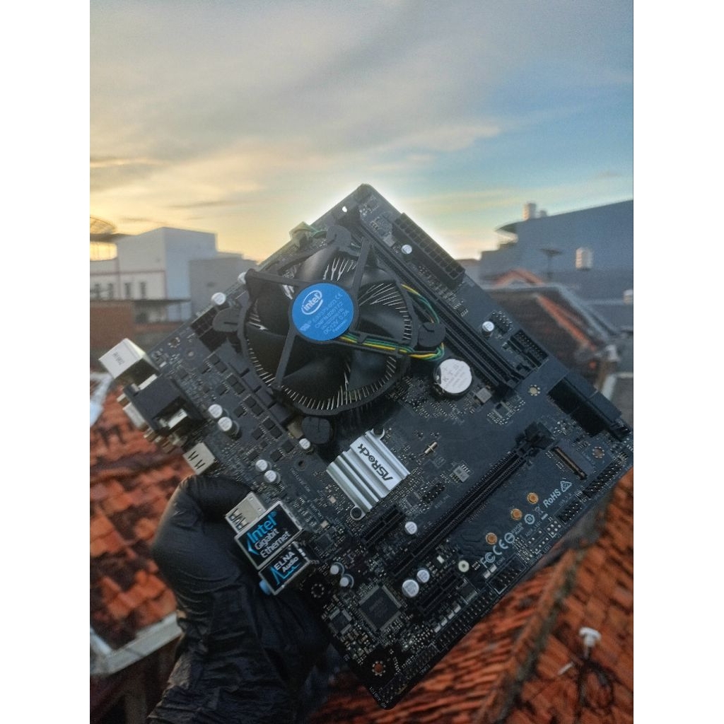Paketan Motherboard H310M ASRock Intel Gen 8 Gen 9 Murah