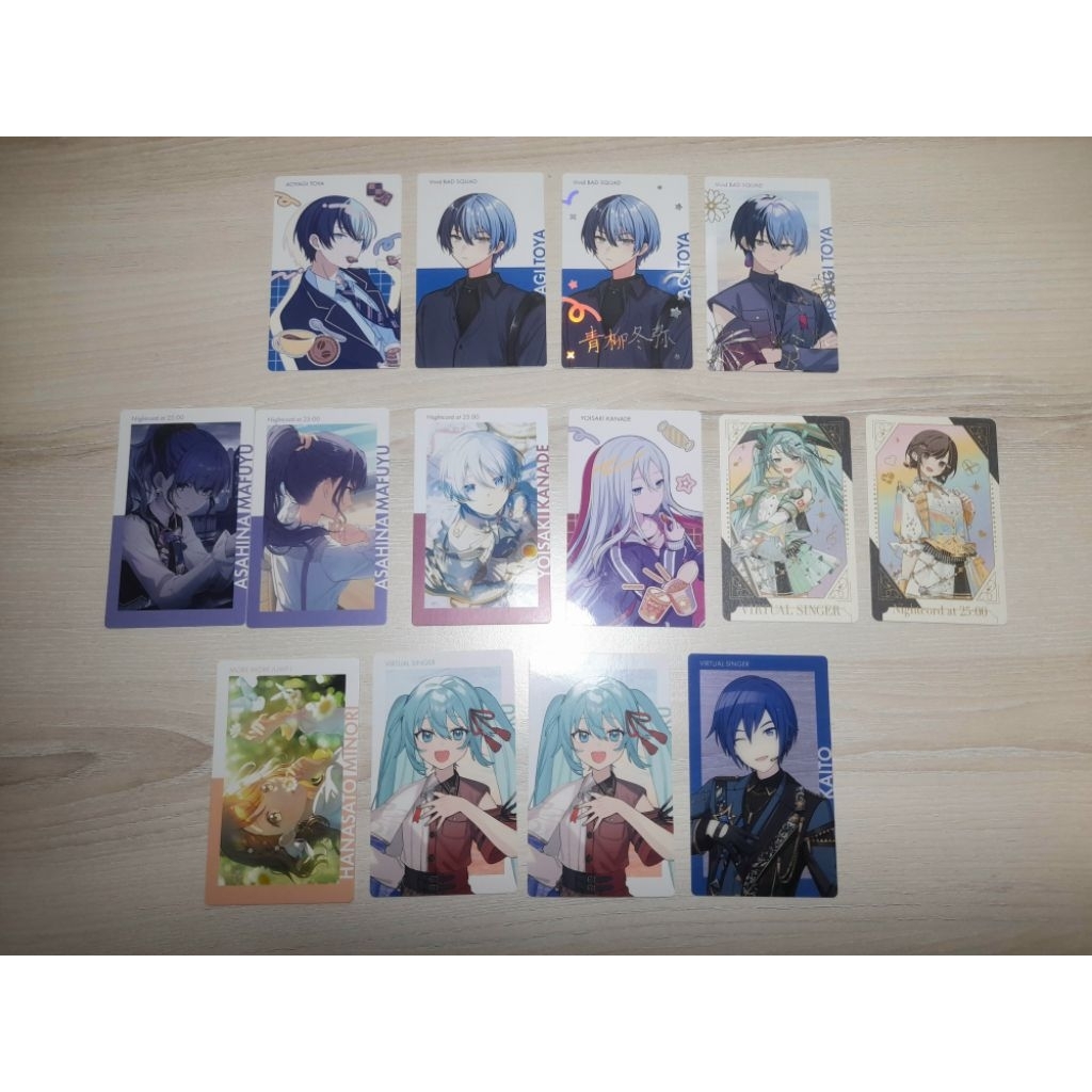 Project Sekai Epick Card [READY STOCK] Hatsune Miku, KAITO, Toya, Kanade, Mafuyu, Minori, Honami