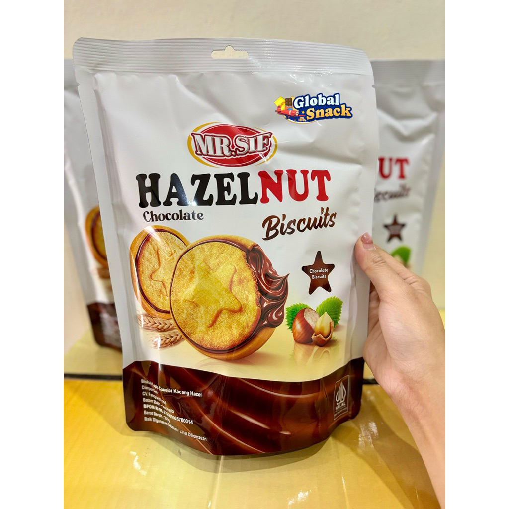 200gr MR Siff Hazelnut Biskuit Coklat | Biskuit Impor Premium Malaysia | Cocok Untuk Dinikmati Sehar