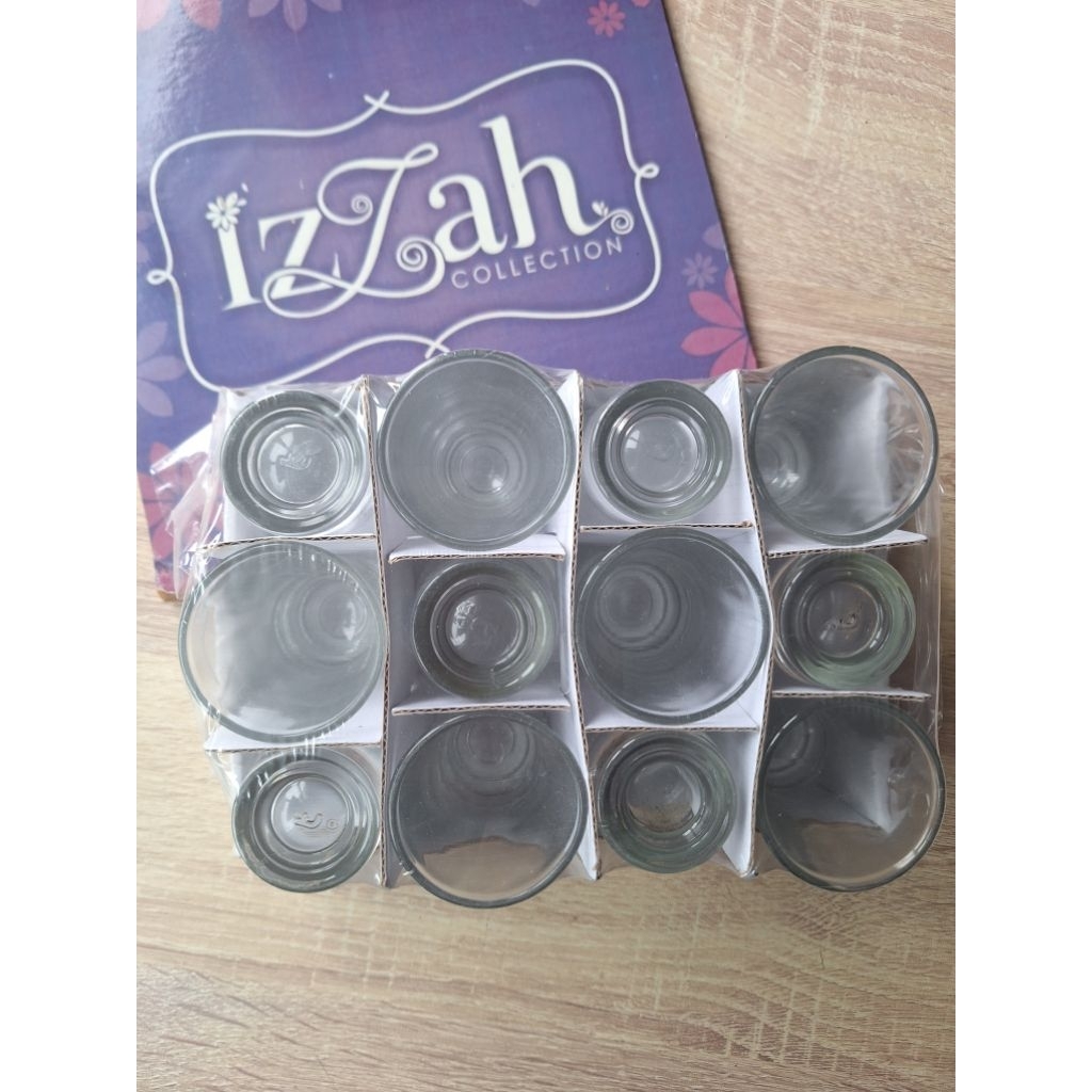 GELAS SLOKI ISI 12 PCS GELAS MINI GELAS AIR ZAMZAM GELAS KOPI PUDING LILIN MINI SALE NEW GELAS SOUVE