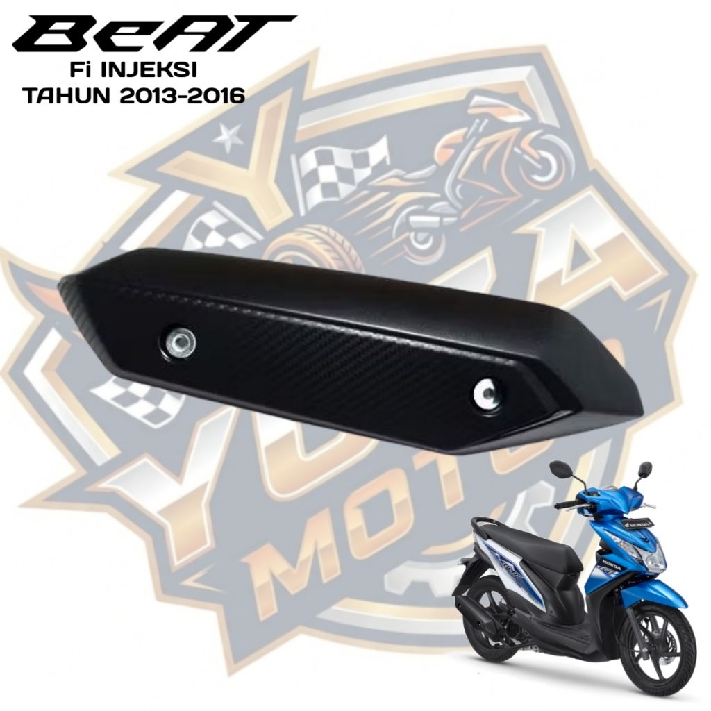 COVER KNALPOT / TUTUP KNALPOT HONDA BEAT FI 2013-2016