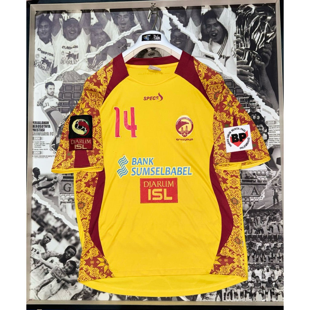 Jersey Sriwijaya Fc Home 2011 Original Specs #14