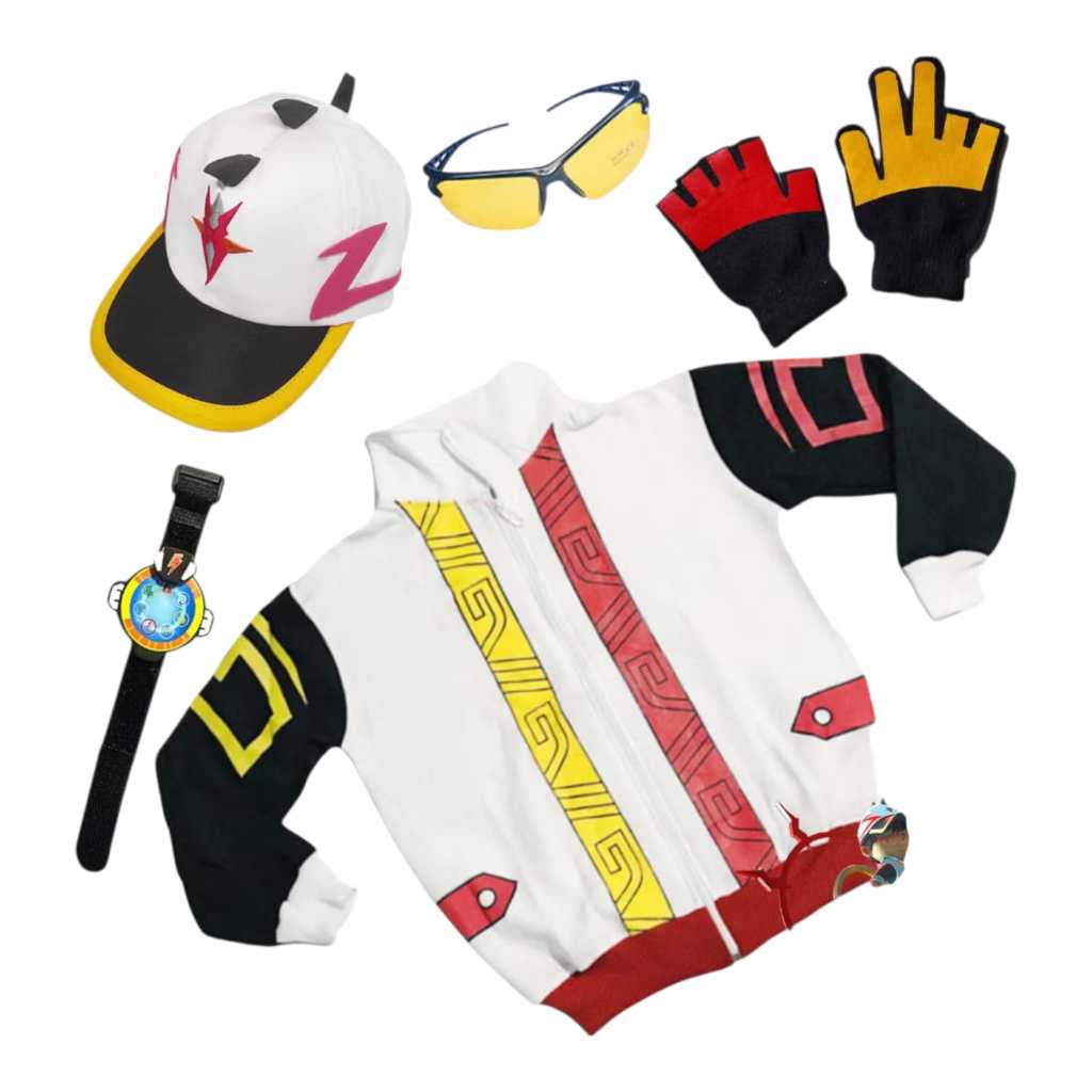 PAKET LENGKAP BOBOIBOY SUPRA TOPI + SARUNG TANGAN + JAM + KACAMATA + JAKET & MAINAN PEDANG
