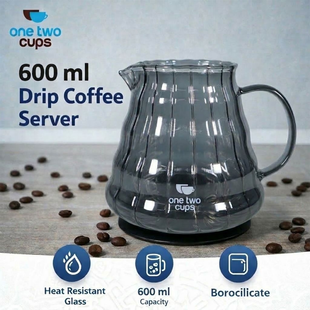 One Two Cups Teko Kopi Coffee Server V60 Drip