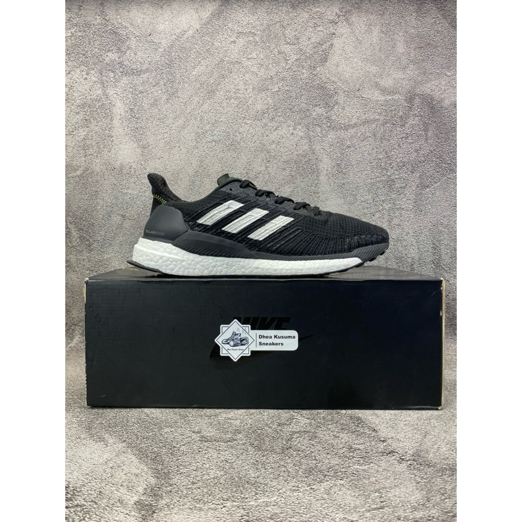 Sepatu Second  Adidas Solar Boost 19 Black White  Size 40  Original Guarantee 100%