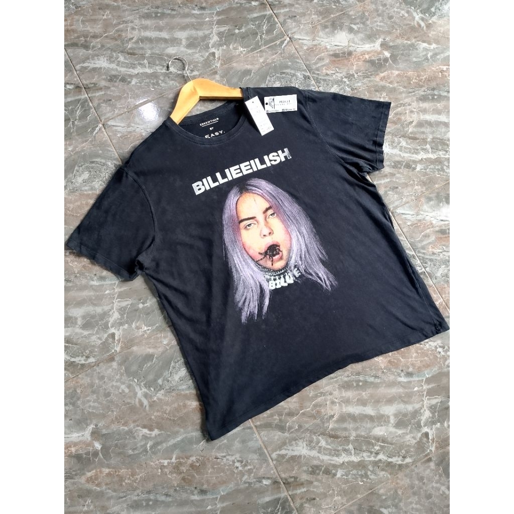 Kaos Band BILLIEEILISH/T-shirt Musik Vintage/Kaos Brand Essentials/Colaboration/official band Musik/