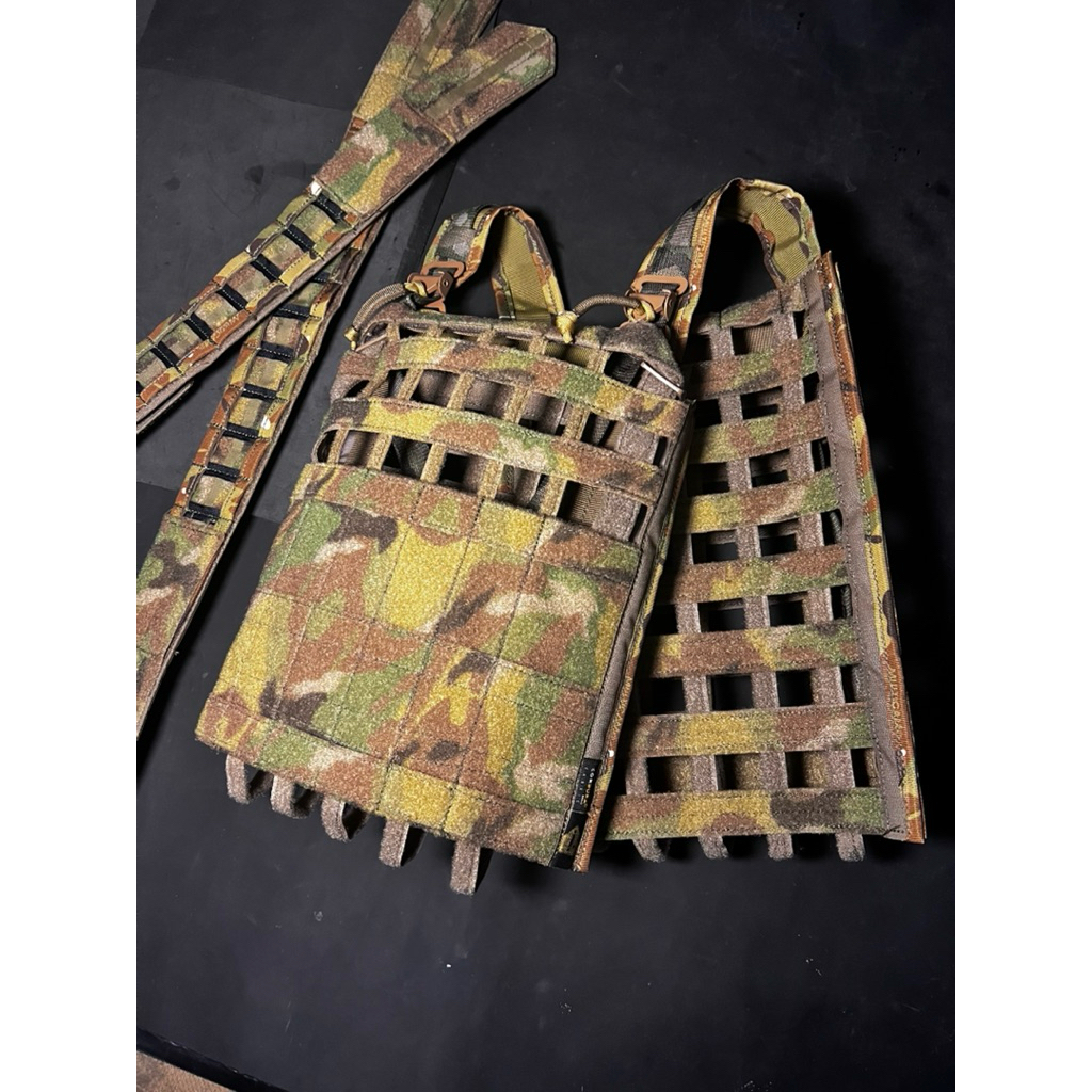 IDR Prison Plate Carier in Multicam  with cummerbund improved chest point quick release toggle MCBK 