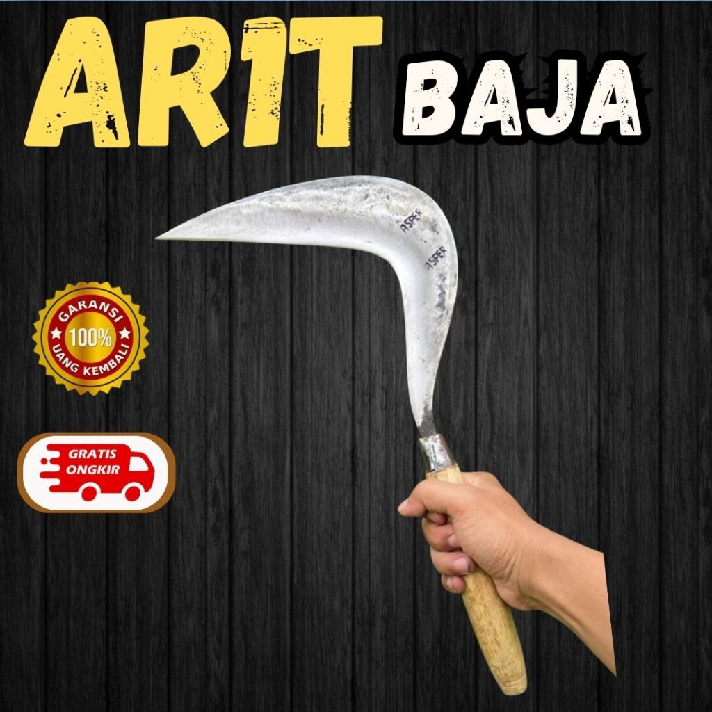 Arit Baja Premium Baja Per Asli Model Jawa peralatan kebun peralatan tani