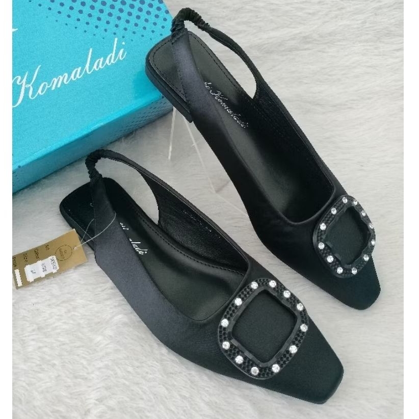 [YONGKI KOMALADI] Original sandal/bustong wanita teplek tali belakang