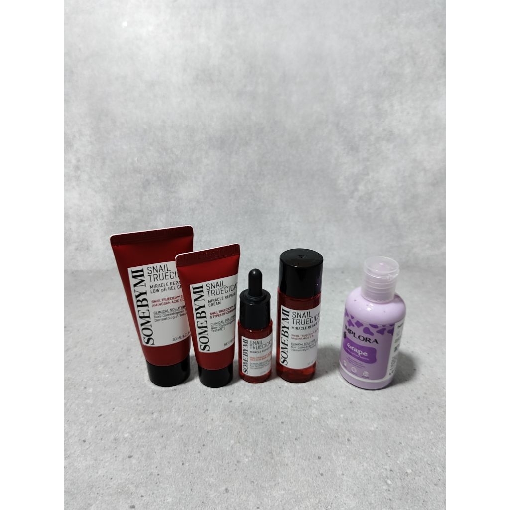 somebymi snail true cica, free body lotion