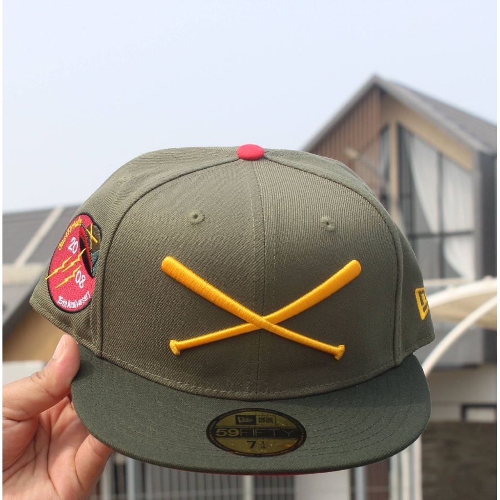 Justfitteds Crossed Bats 15 TH Anniversary New Era 59Fifty Cap