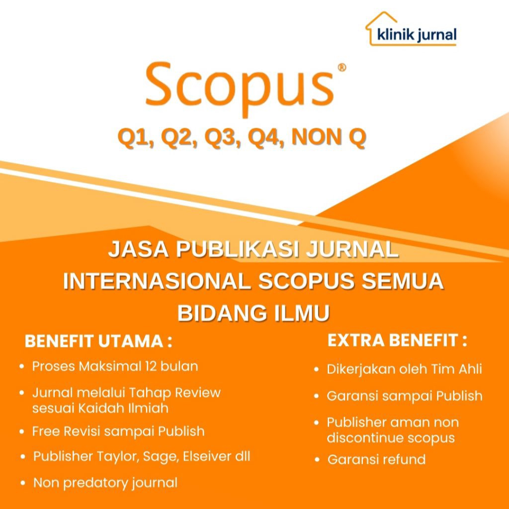 Jasa Publikasi Jurnal Internasional Scopus Q1, Q2, Q3, Q4, Non Quartil