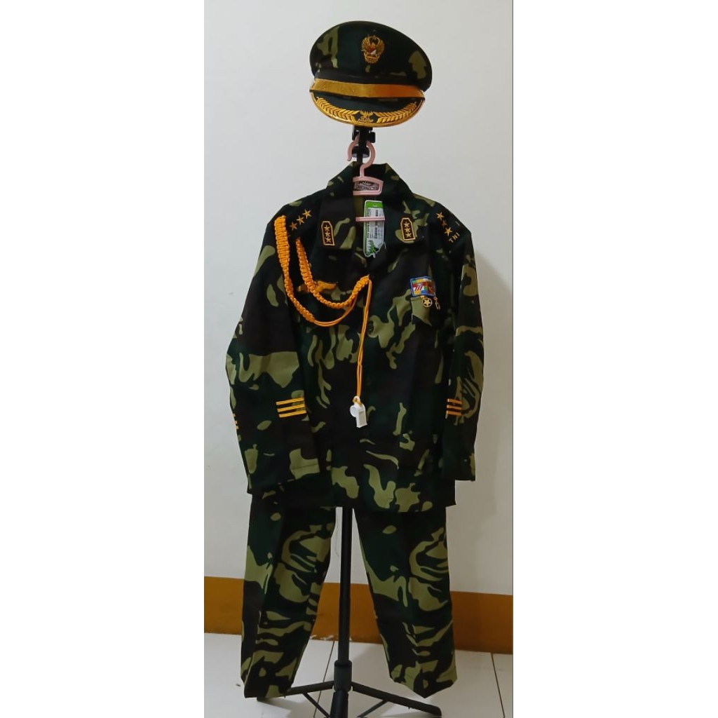baju polisi tentara TK SD anak