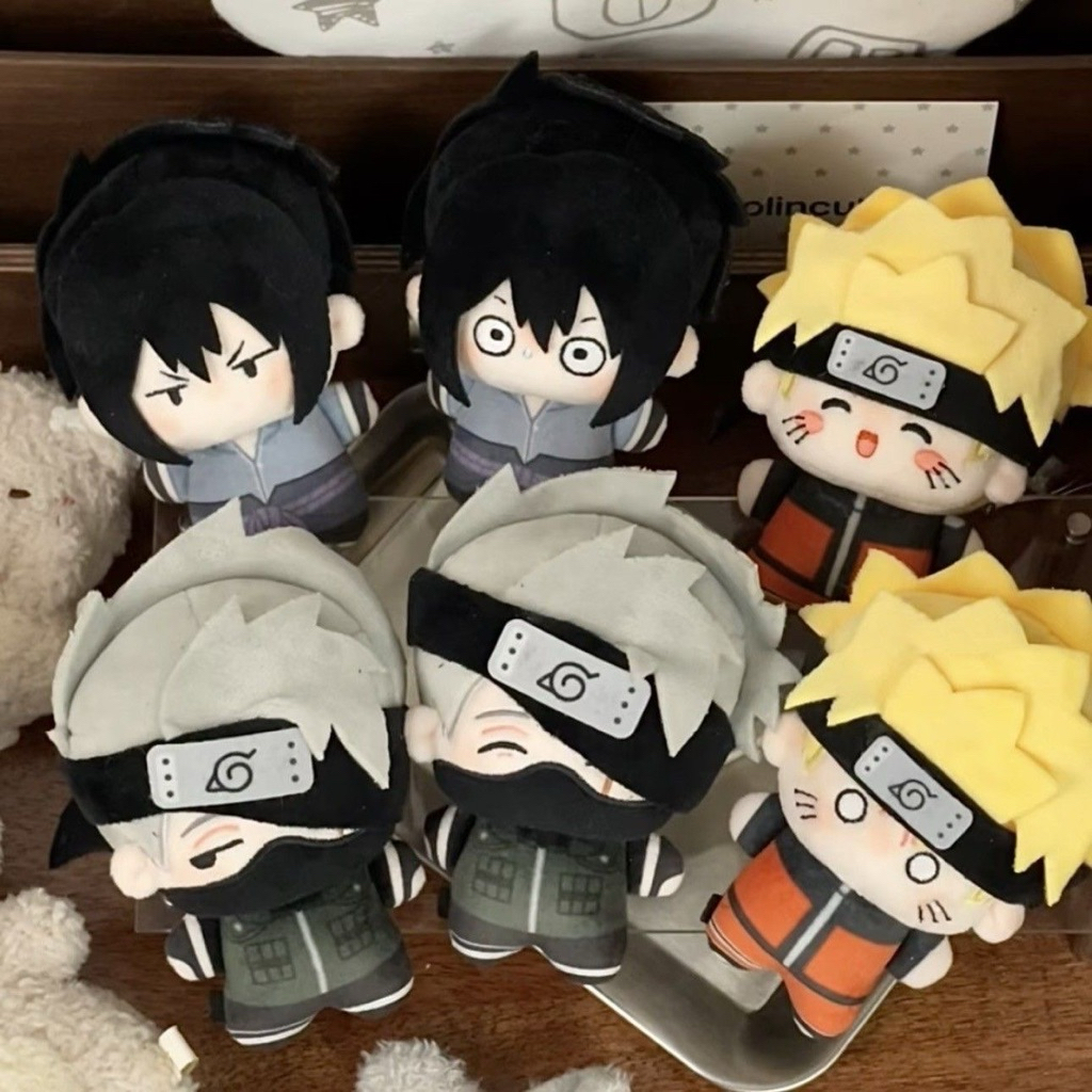PREORDER] Boneka Mini Anime Sasuke Uchiha & Kakashi Hatake – Plush Keychain & Pajangan Lucu