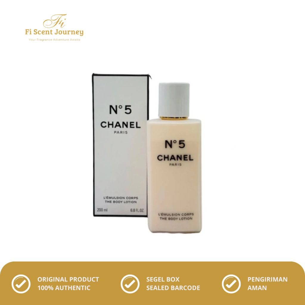 Body Lotion Chanel No 5 Body Lotion Woman 200ml (Produk) - mawar melati harum sensual lembut