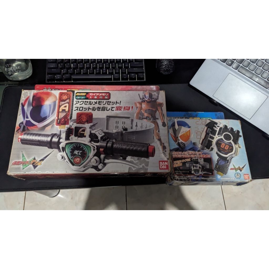 DX Accel Driver & Trial Gaia Memory - Kamen Rider W Double