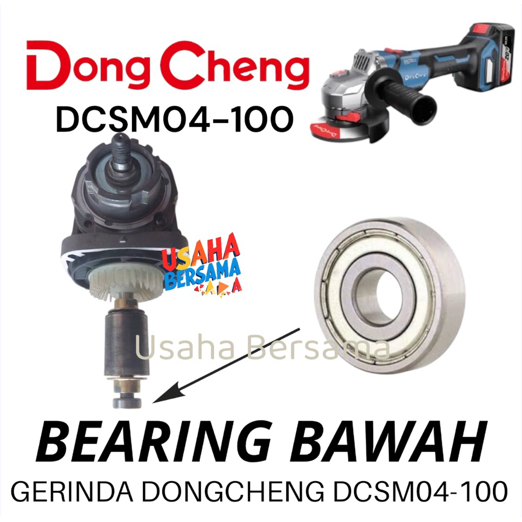 BEARING BAWAH GERINDA CORDLESS DONGCHENG DCSM04-100 KLAHER BAWAH DISC GRINDER CORDLESS GERINDA BATER