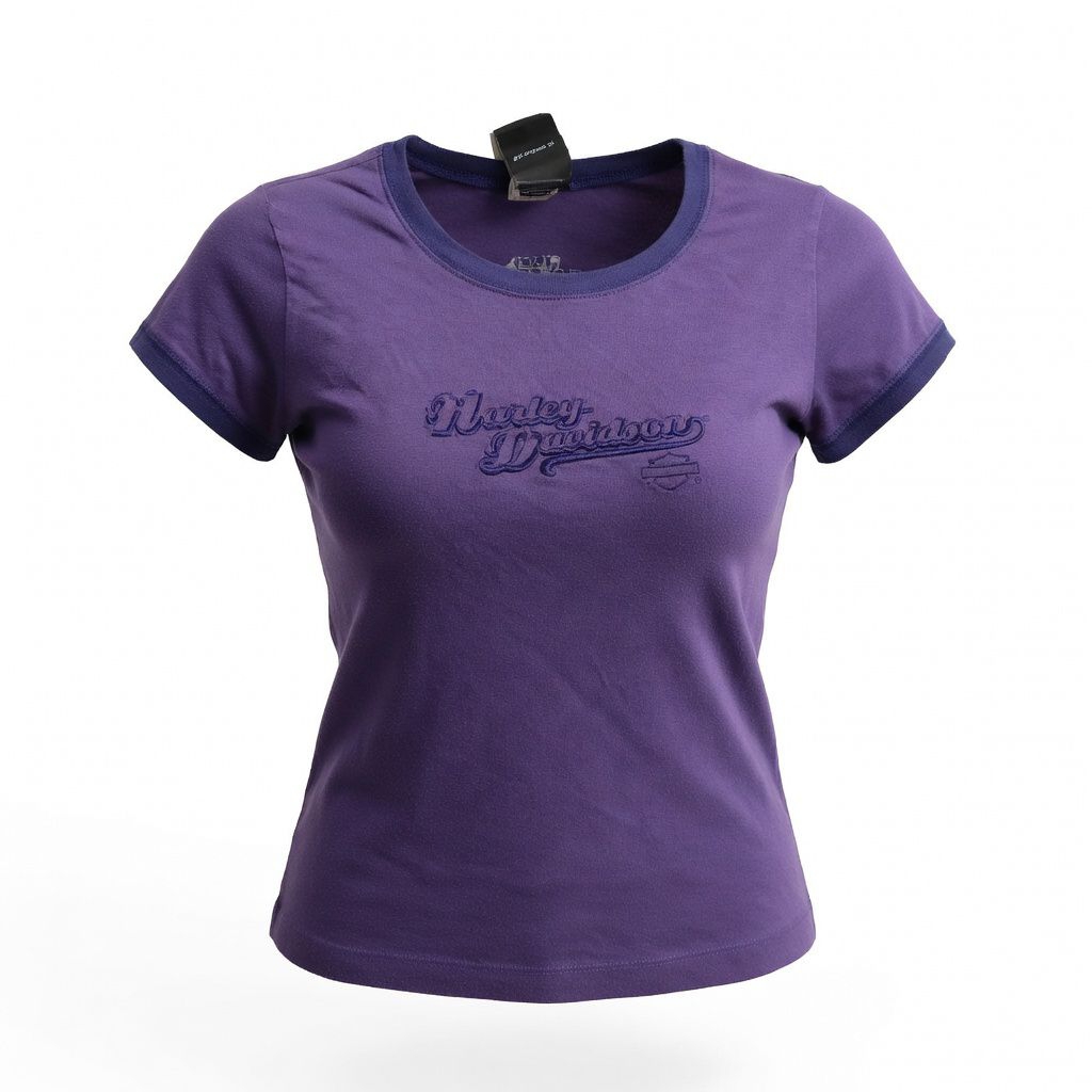 kaos croptop babytee harley davidson bekas/second/pl/preloved