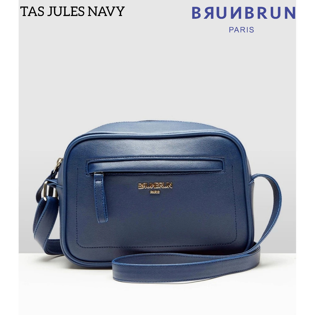 TAS JULES NAVY MAROON BRUNBRUN BRUN PARIS TAS SELEMPANG BIRU NAVY MERAH MAROON WANITA