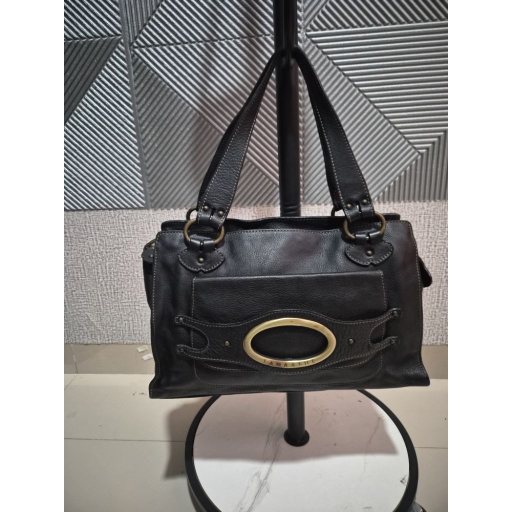 Tas tote kulit Lamarthe