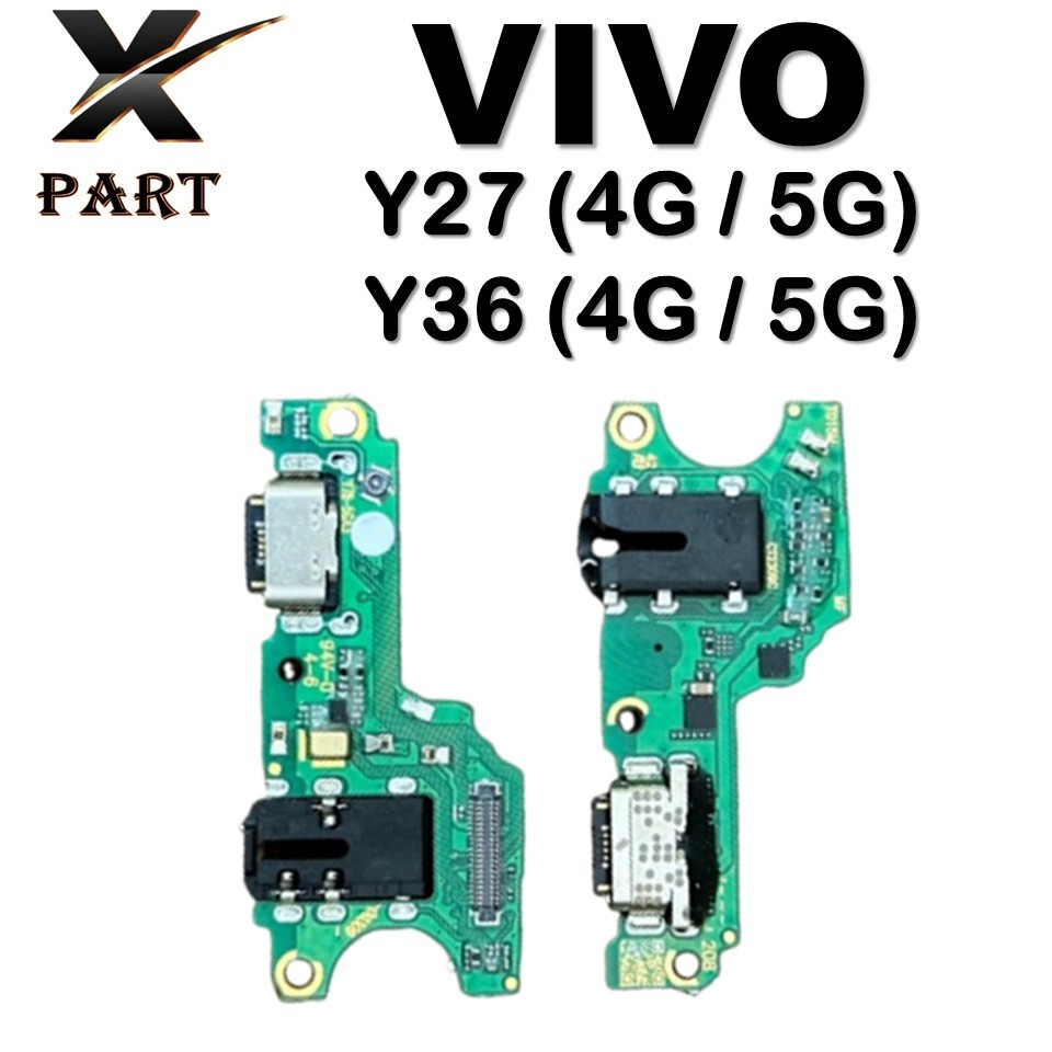 FLEXIBEL PAPAN CAS VIVO Y27 4G / Y27 5G / Y36 4G / Y36 5G + CONNECTOR CHARGER + CONNECTOR HANDSFREE 