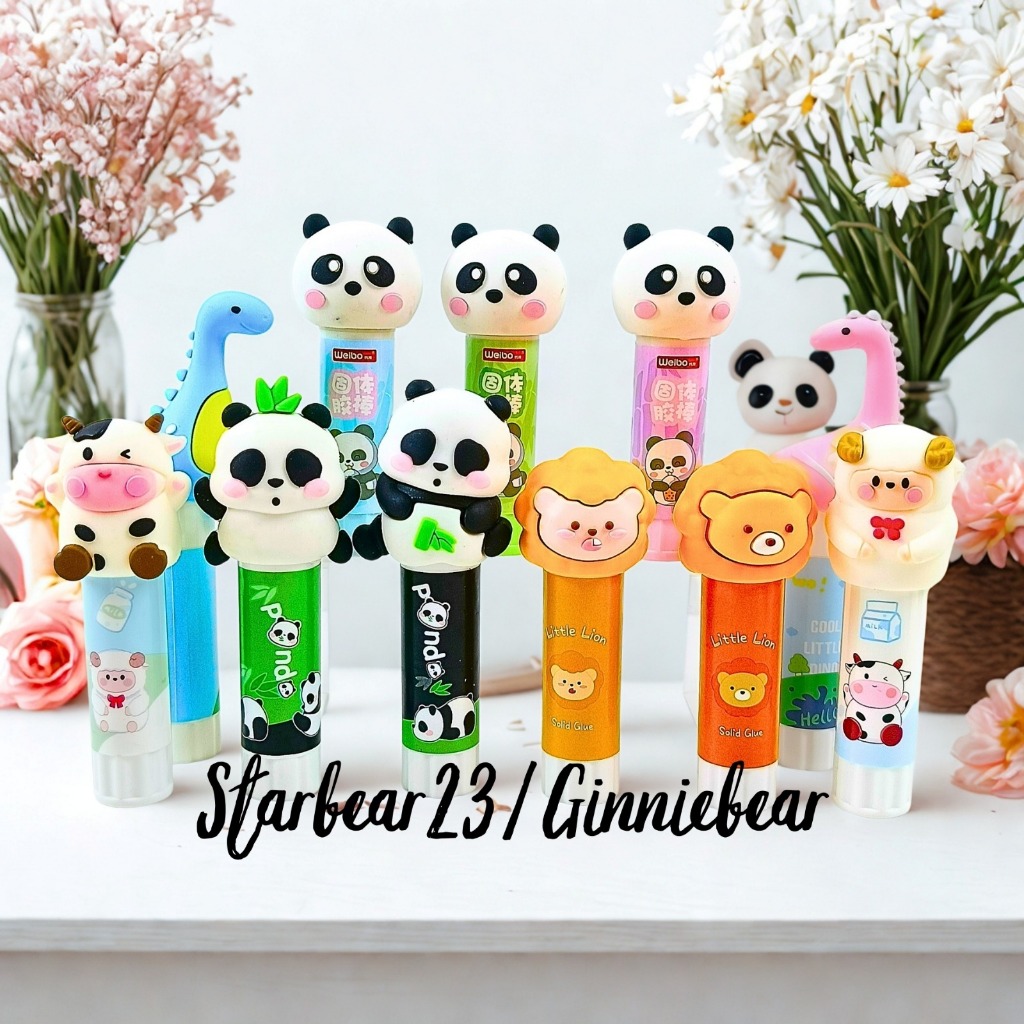 GLUE STICK / LEM PEREKAT KERTAS MOTIF ANIMAL CUTE (LKR 005)