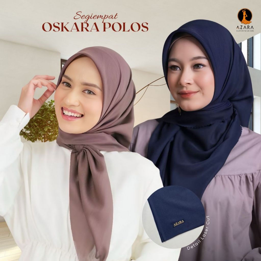 Jilbab segiempat oscara azara 110x110 | Jilbab segi empat polos