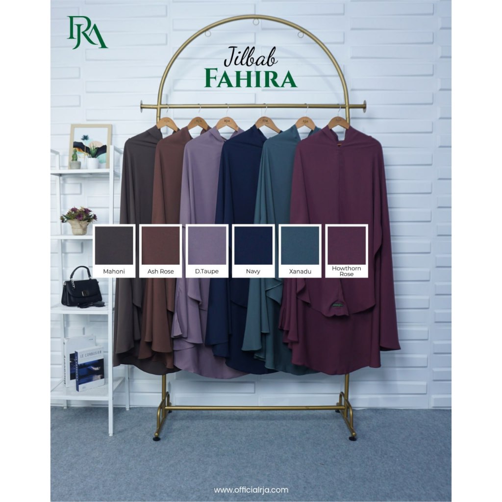 RJA Jilbab Instant Non Pet Queen Fortaleza - Jilbab Fahira Handsplit