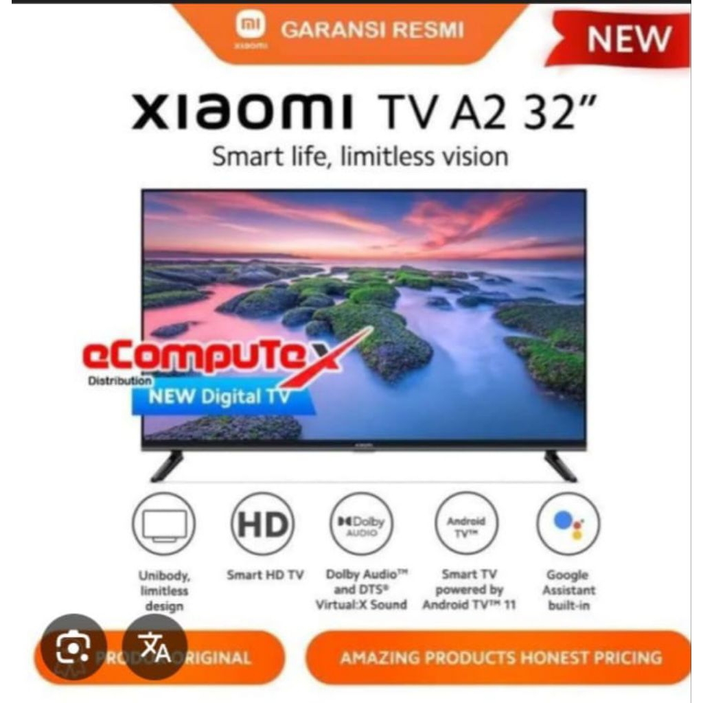 TV Android 32 Inch Smart TV 4K UHD - Resolusi Tinggi, Konektivitas Bluetooth, Penghematan Energi