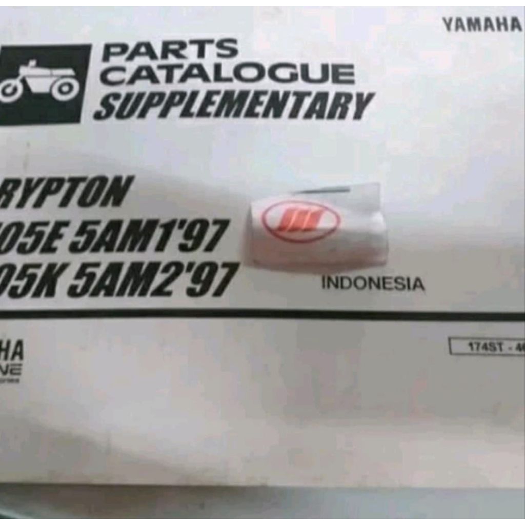 PART CATALOGUE YAMAHA CRYPTON 1997 ORIGINAL