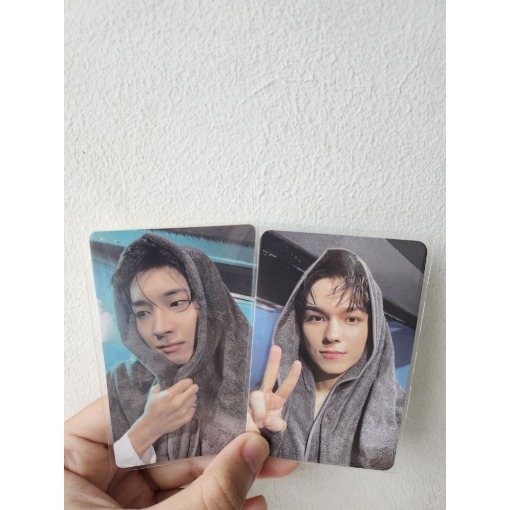Ready Co photocard wonwoo and vernon TAKE ALL wonwoo anduk pundung vernon anduk
