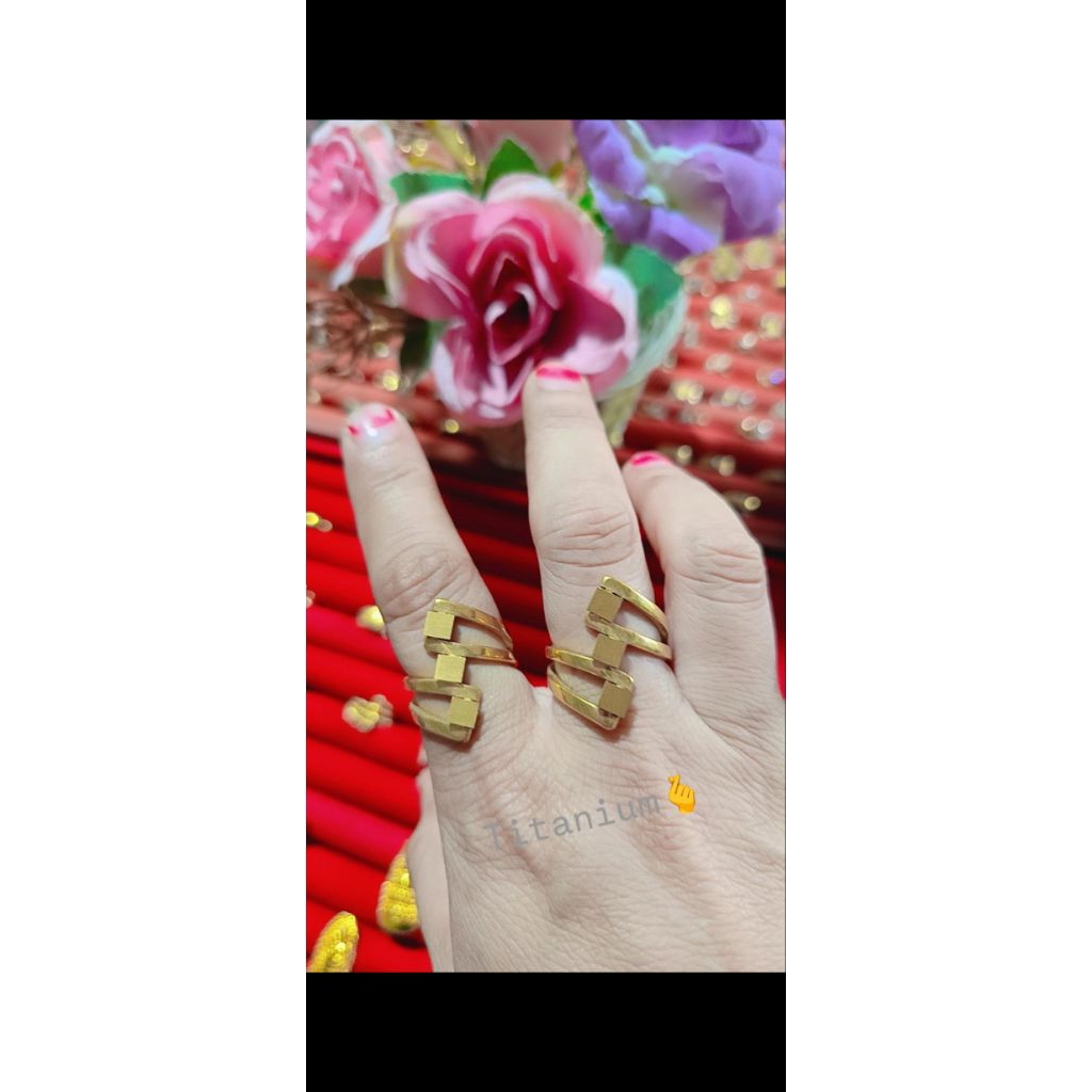 cincin titanium asli