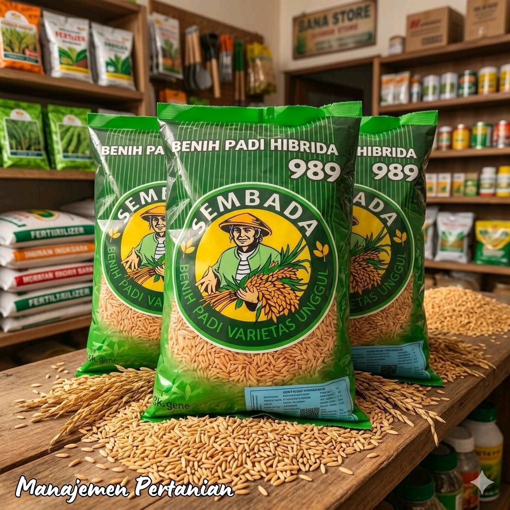 Sembada Benih Padi Hibrida 168 Varietas Unggulan 1 Kg untuk Hasil Panen Optimal dengan Akar Lebat
