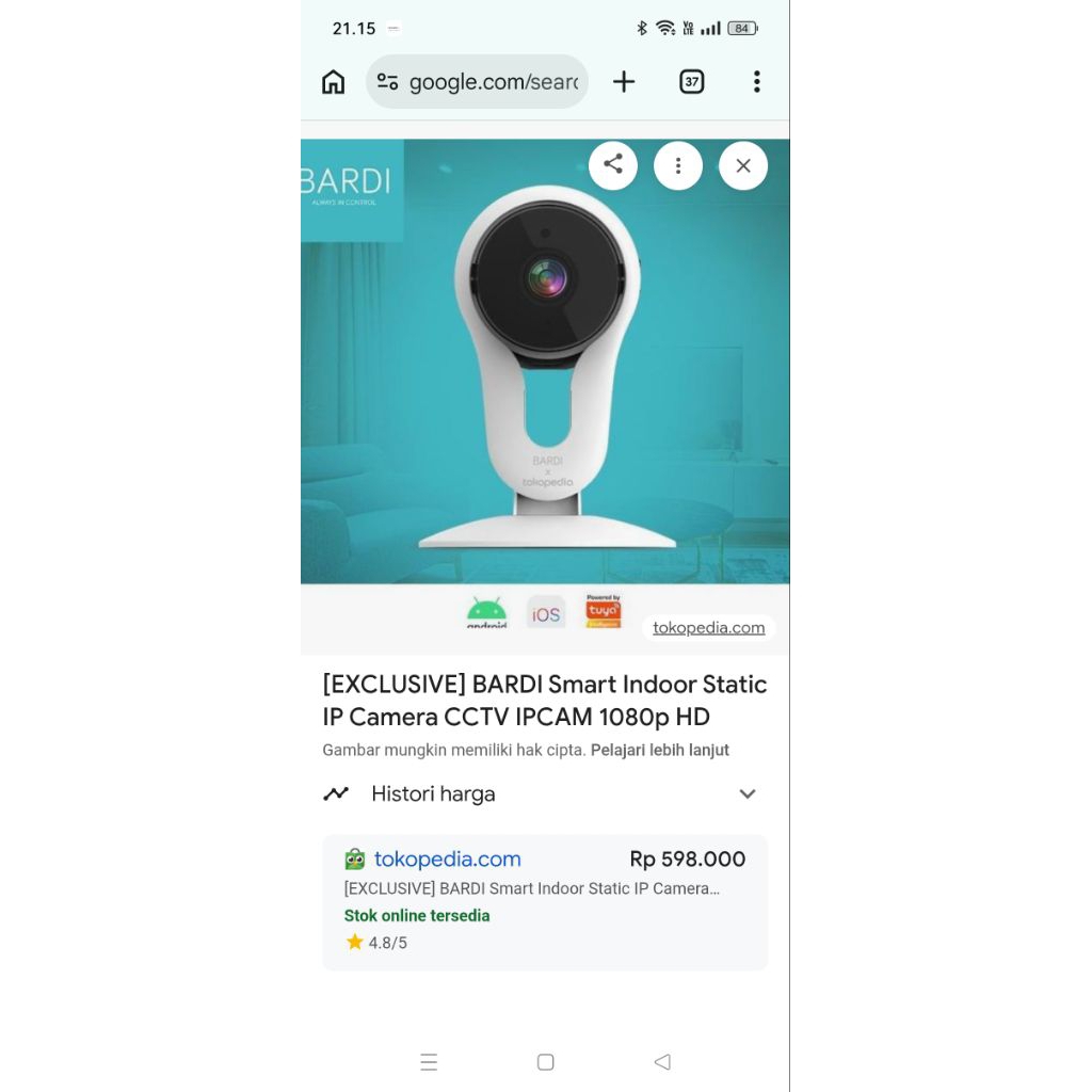 Camera CCTV Bardi Smart Indoor CCTV Static