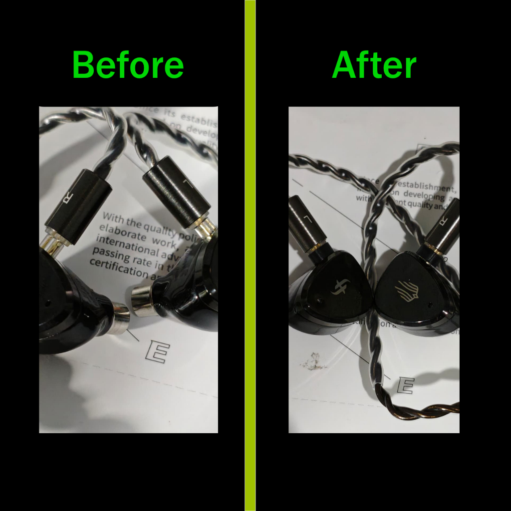 Soul_Fantasy Adaptor Dan Cover Pelindung Housing Pin Cable Iem 2Pin To Qdc & Qdc Protector Recesed
