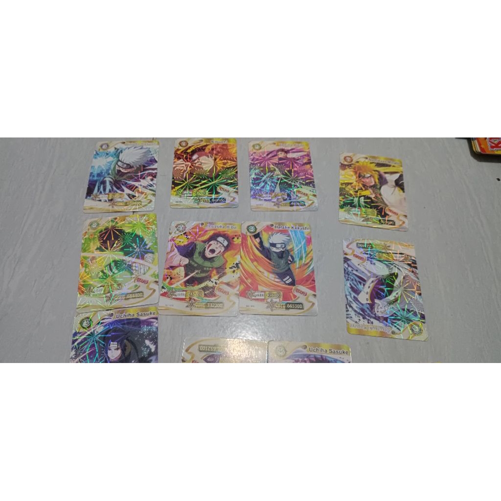 Kartu koleksi Naruto Hologram Murah
