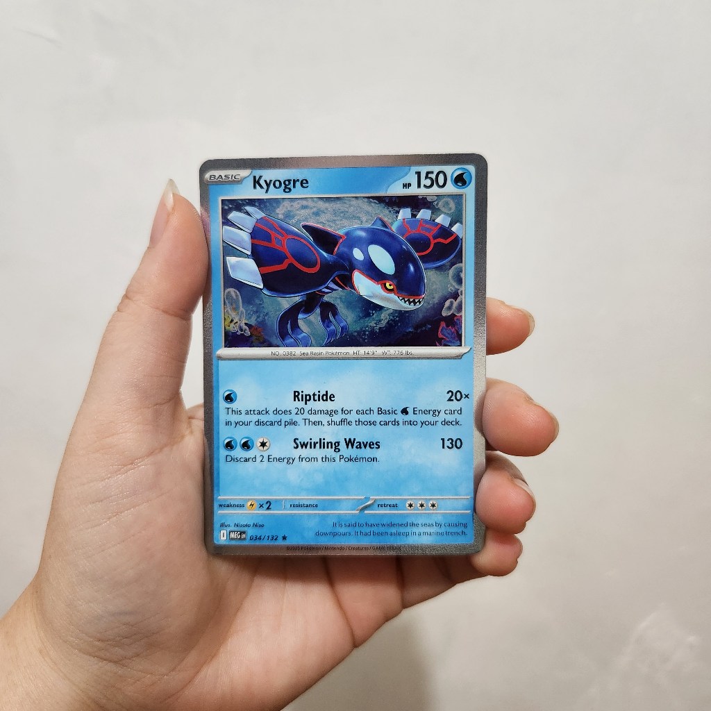 Kartu Pokemon TCG English - Kyogre