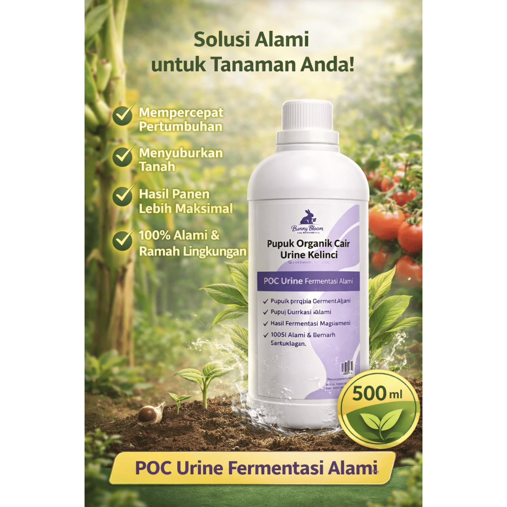 PUPUK ORGANIK CAIR POC URINE KELINCI DAN KOTORAN KELINCI