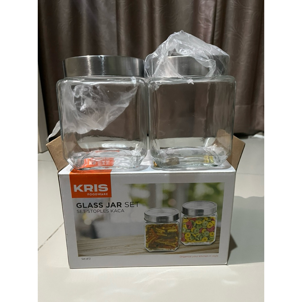 KRIS Stoples Glass Jar 2x750 ml