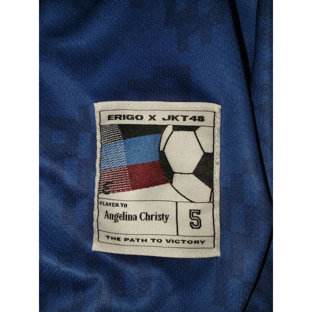 Erigo Jersey | JKT48 Salacia Blue Christy + photocard