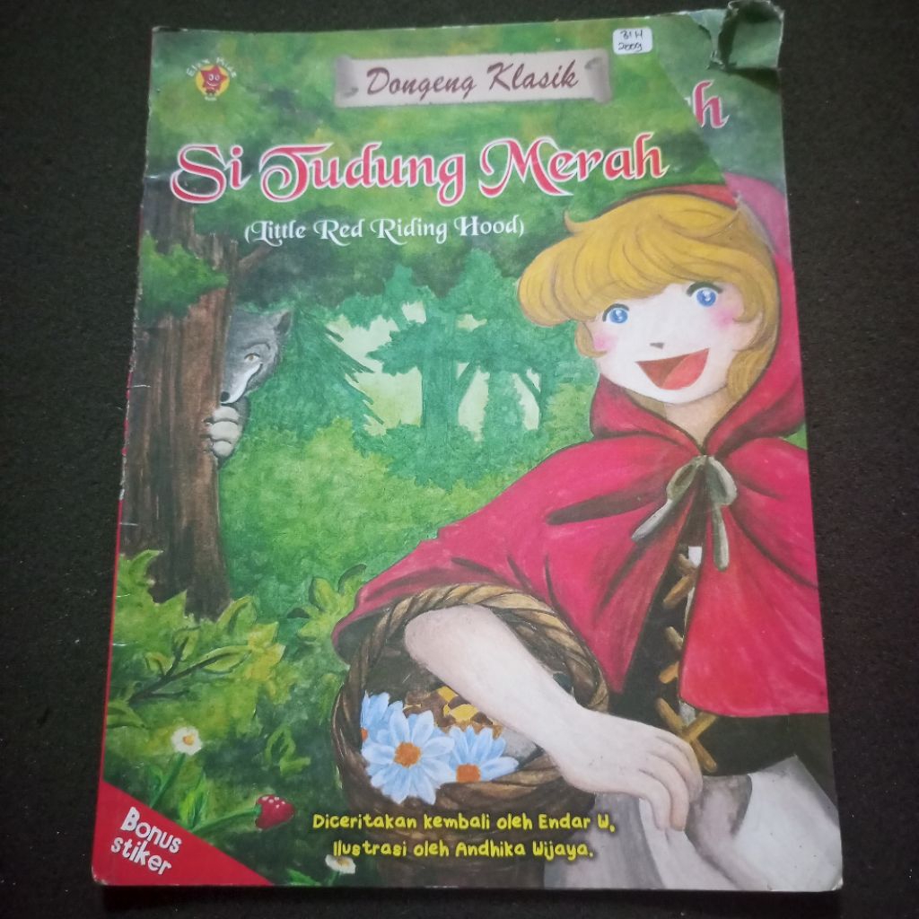 Elex Media Komputindo Dongeng Klasik – “Si Tudung Merah (Little Red Riding Hood)” / Buku Cerita Anak