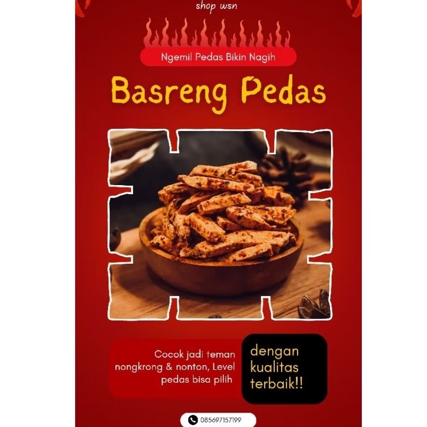 BASRENG pedas 100gram