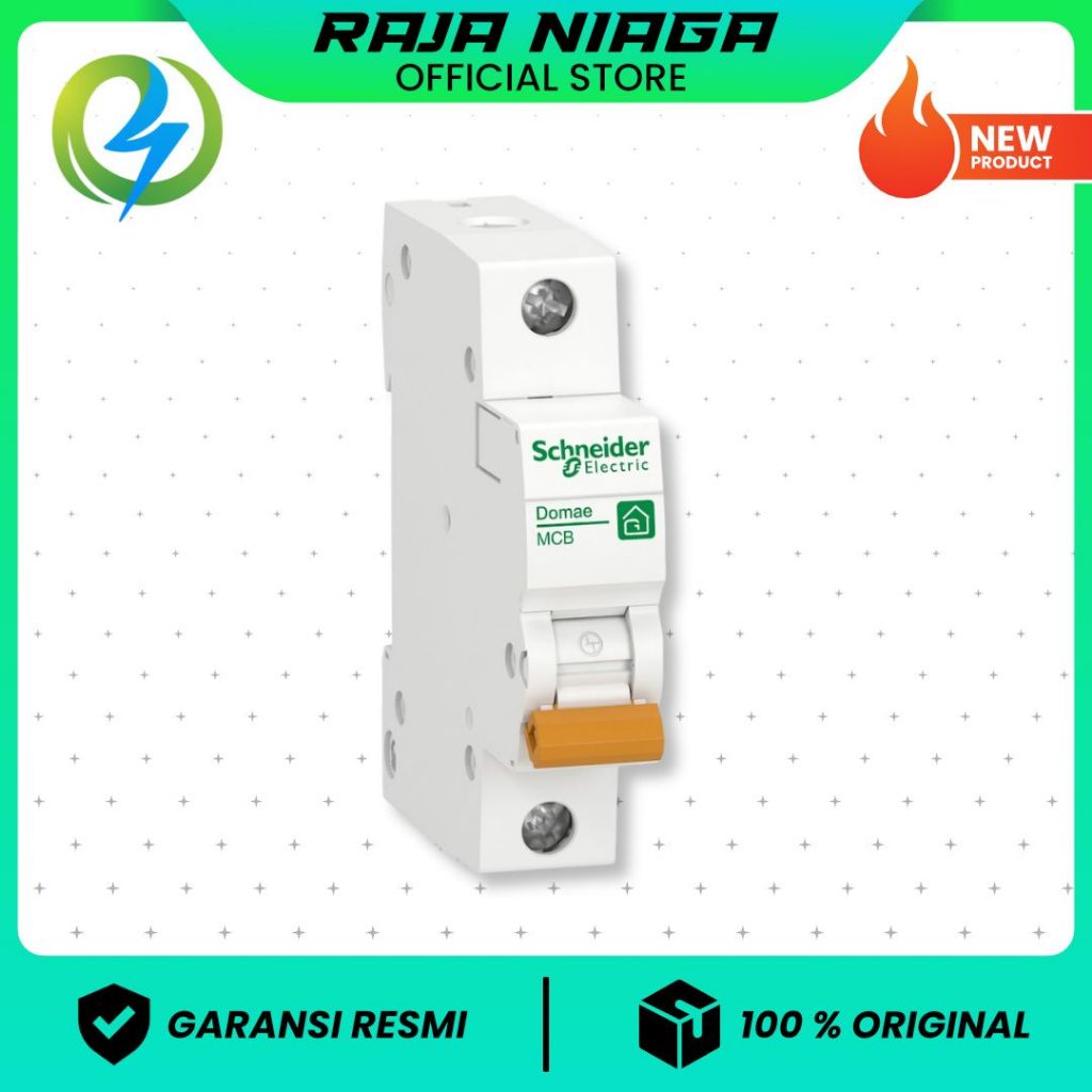 Schneider MCB 1 Phase 10 Ampere / Sekring Listrik 1P 10A SNI Asli