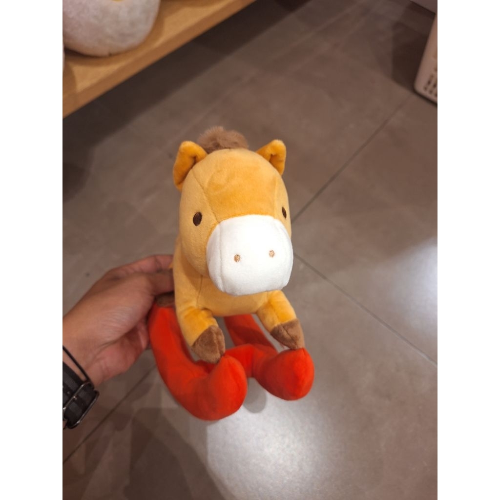 miniso original horse toy boneka kuda mainan boneka