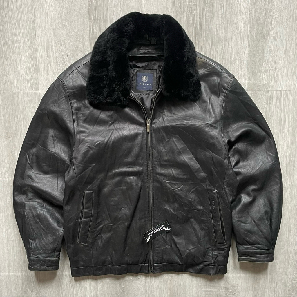 Indian Vintage Genuine Leather Casual Jacket