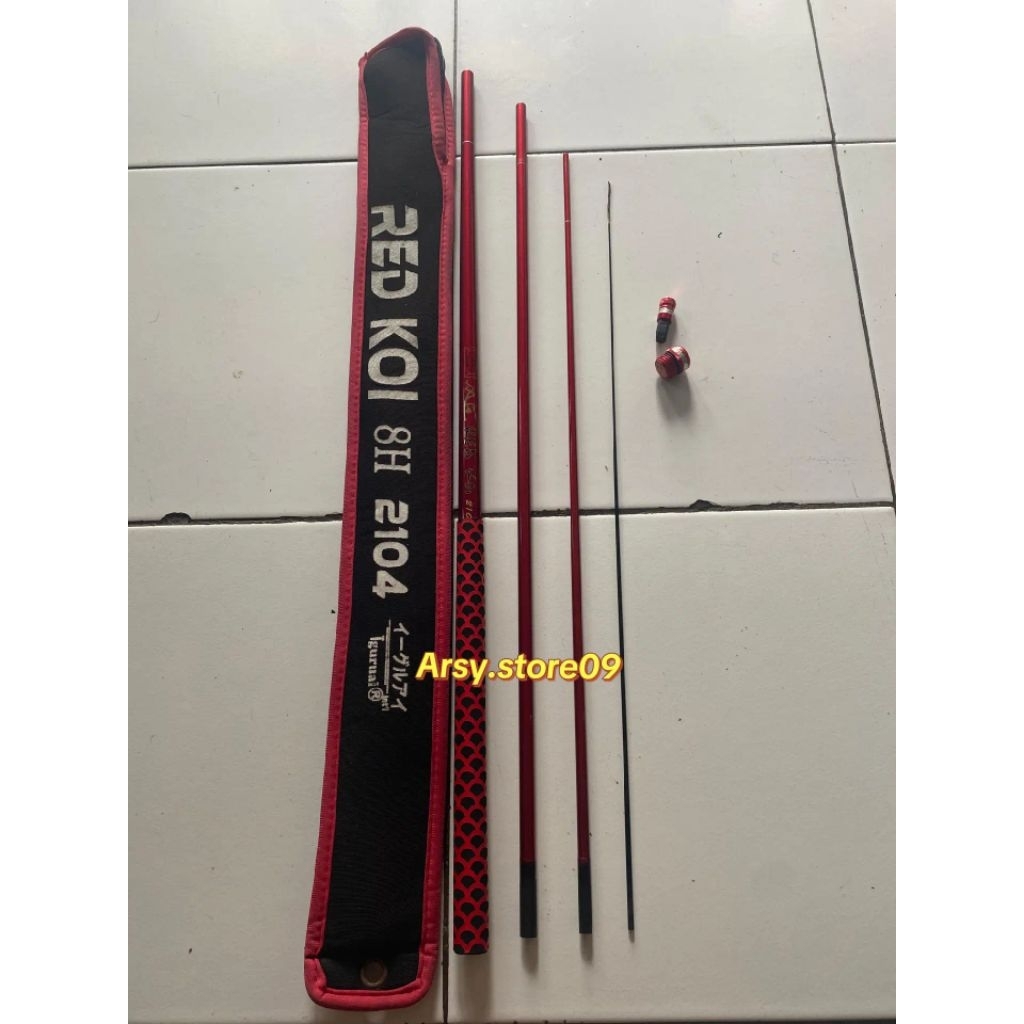 TEGEK IGURUAI RED KOI UK 210 BARU