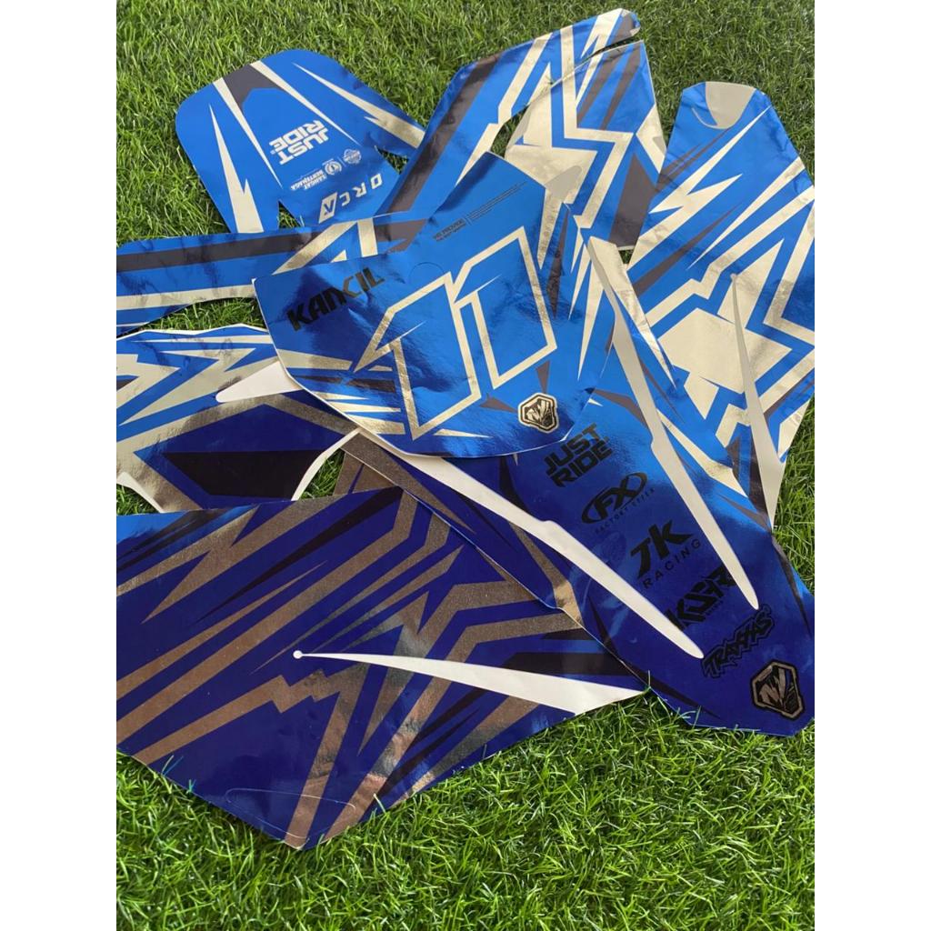 Decal Dtracker Chrome Glossy – Fullbody  Desain Custom
