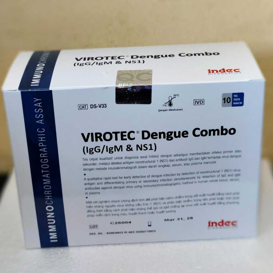 VIROTEC Dengue Combo (Igg igm / NS-1) 10 Test