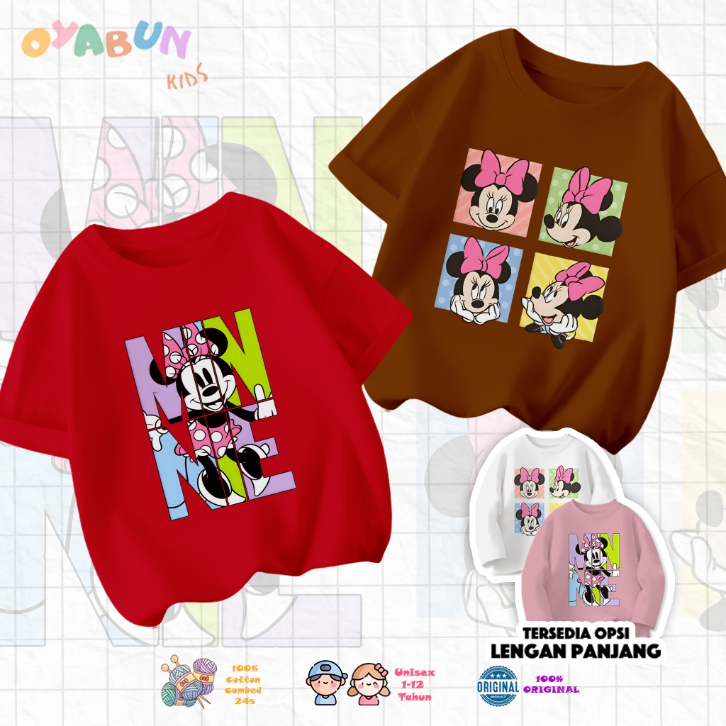 OyabunKids - Kaos Distro Baju Anak Perempuan Laki 1-12 Tahun (Katun Combed 24s) - MM1
